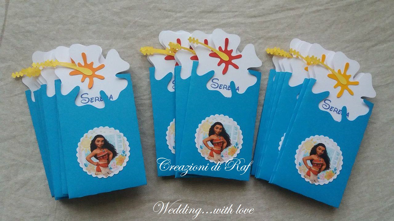 Creazioni di Raf Wedding creations Inviti per una festa a tema Oceania