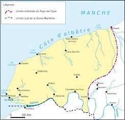 Caux Region map