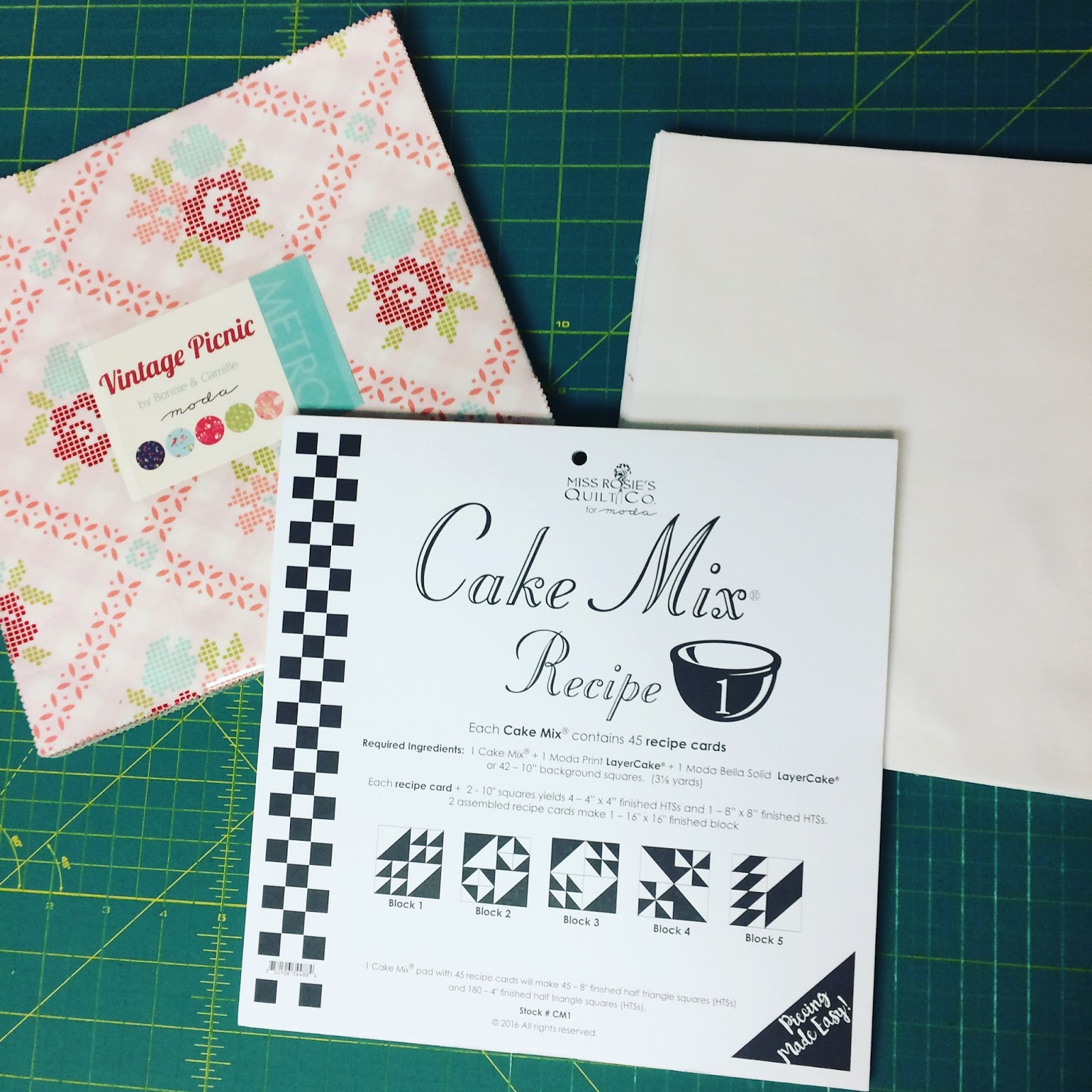 Happy Quilting Gingerbread Cake Mix Quilt