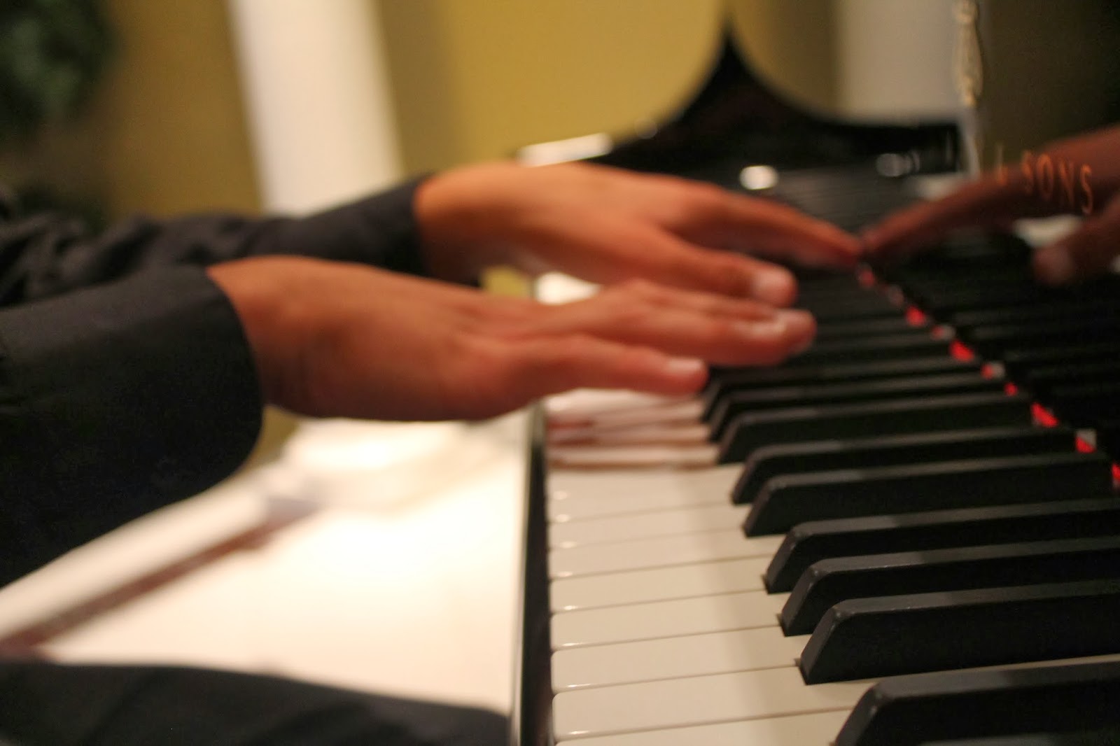 ♥ “The piano keys are black and white but they sound like a million