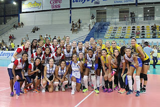 Rio de Janeiro Tricampeão Sul-Americano Feminino de Voleibol de 2015/2016/2017