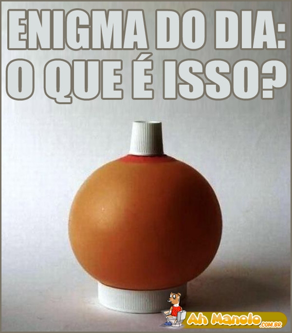 Enigma do dia: o que é isso?