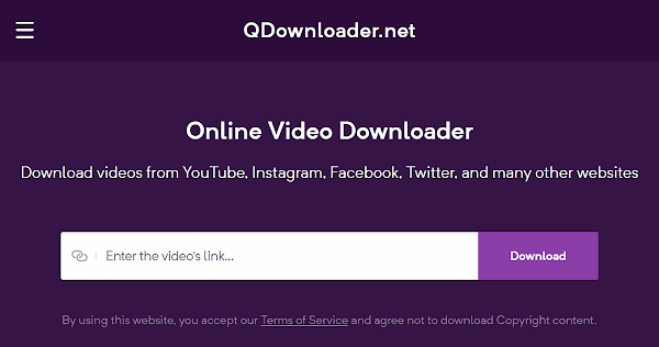 Qdownloader 免費線上影片下載器