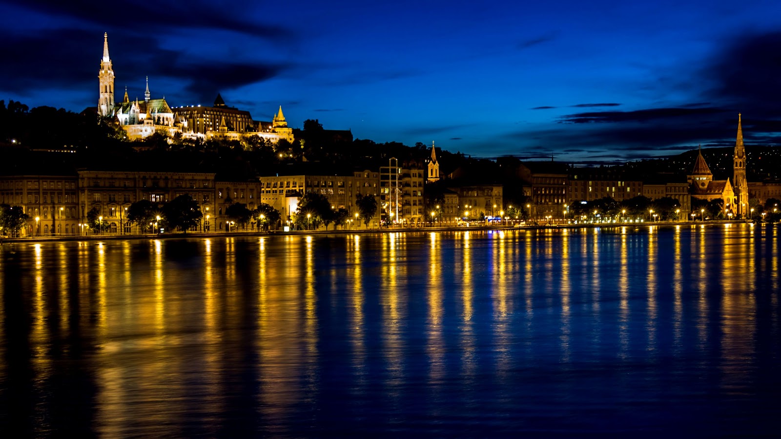 Danube River Budapest at Night