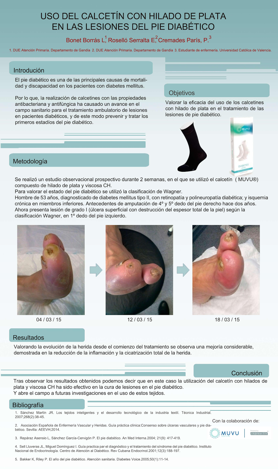 NOVA INFERMERIA SAFOR CURA Y CUIDADO DEL PIE DIABÉTICO TRATAMIENTO