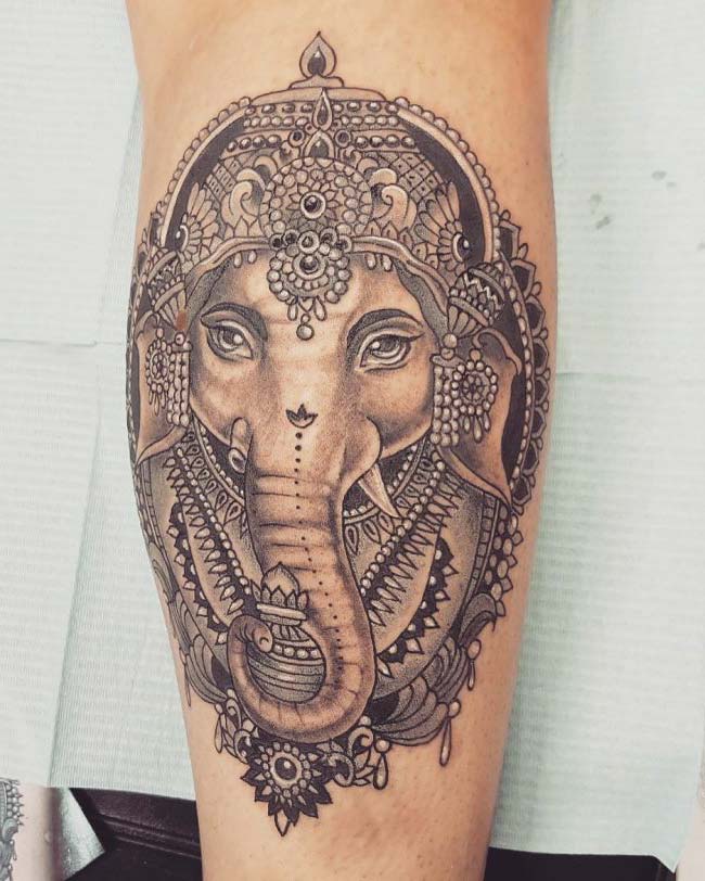indian elephant tattoo indian elephant tattoo