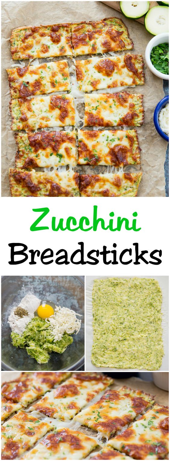 Zucchini Breadsticks HEALTHY SNACK RECIPES UPDATE