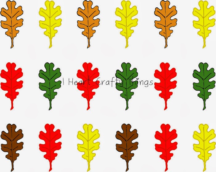 Leaf Patterns (Free Printable) I Heart Crafty Things