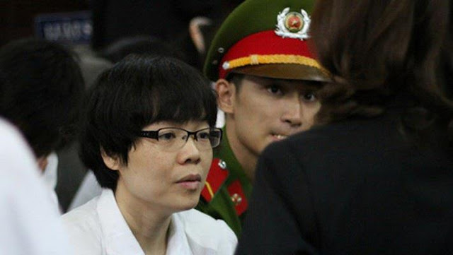 Bị cáo Huỳnh Thị Huyền Như tại phiên tòa