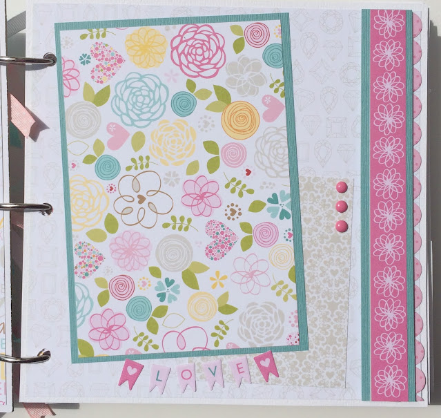 Artsy Albums Scrapbook Album and Page Layout Kits by Traci Penrod Pretty Pastel Wedding Album