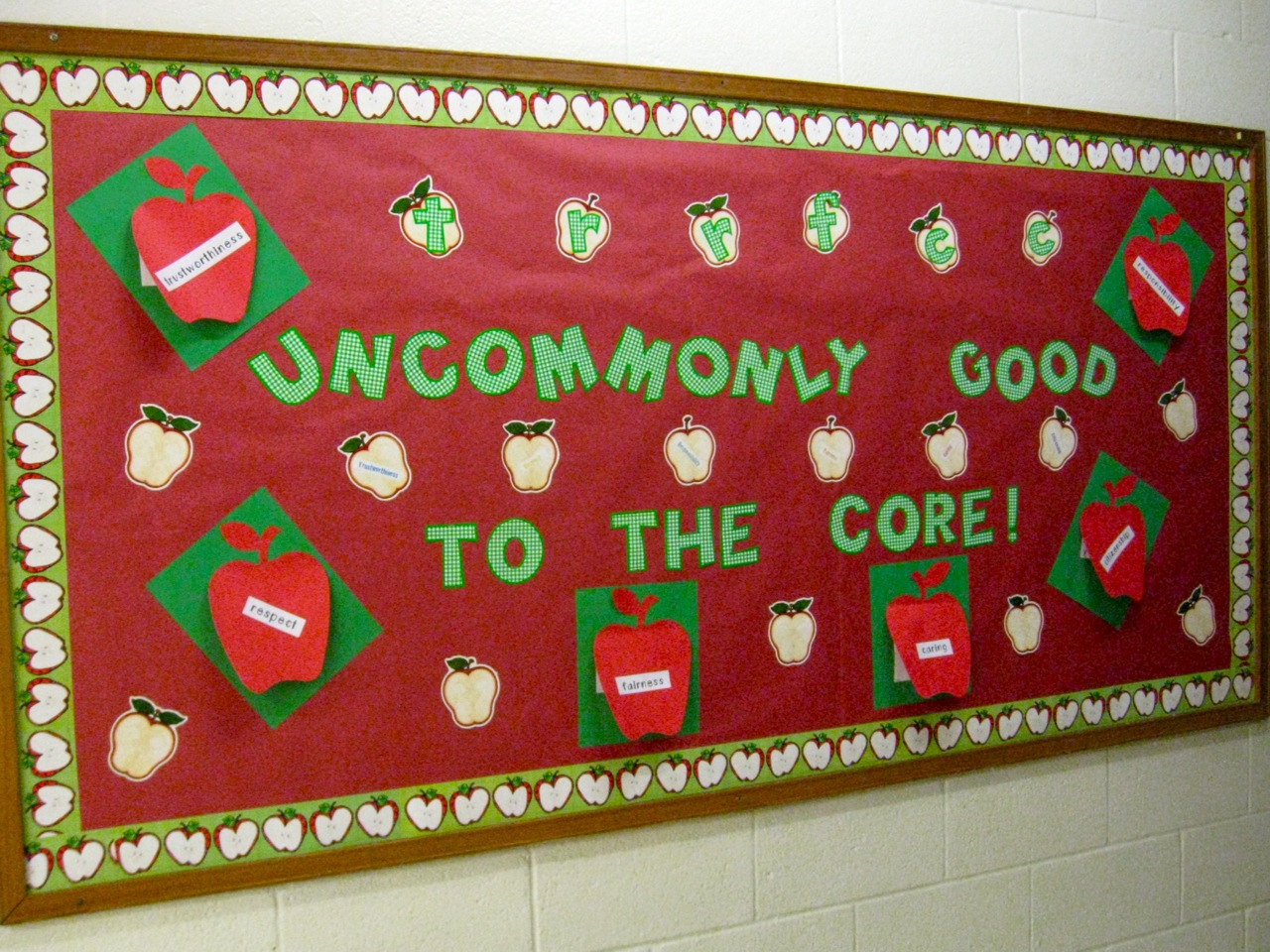 Two Trainings & A Bulletin Board The Corner On Character