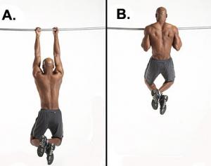 dominadas agarre prono