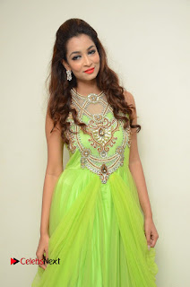 Rashmi Tagore (Miss Planet India 2016) Pictures in Green Dress at Telangana Film Chamber  0007