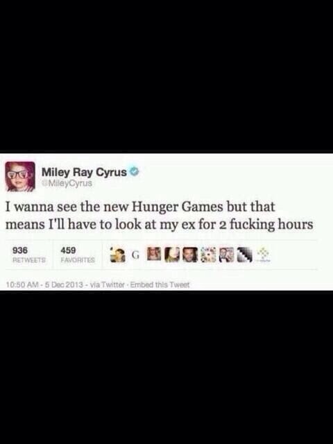 Miley Cyrus Hunger Games randommusing.filminspector.com