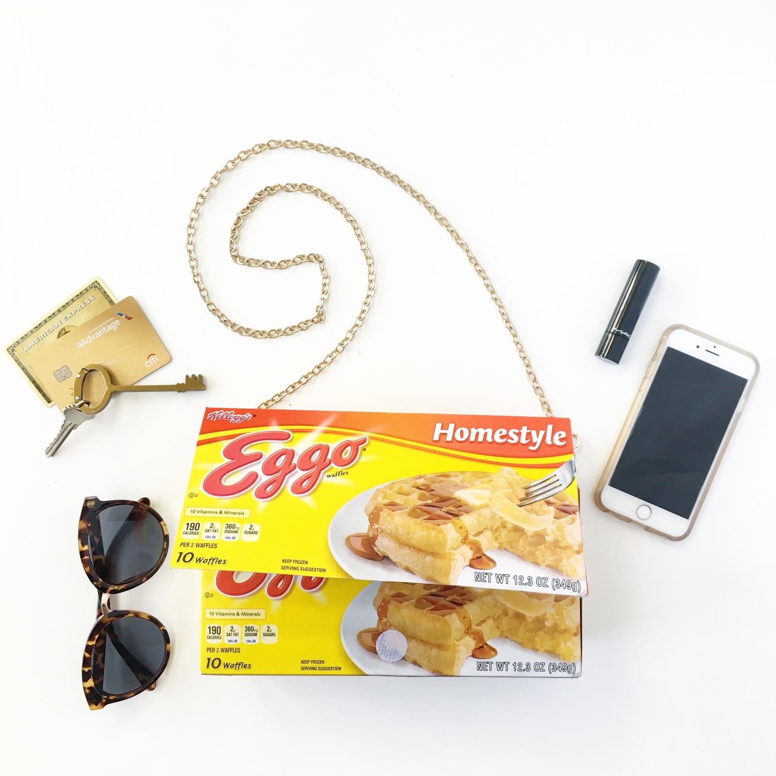 Diy Halloween Eleven S Eggo Waffle Purse Stranger Things