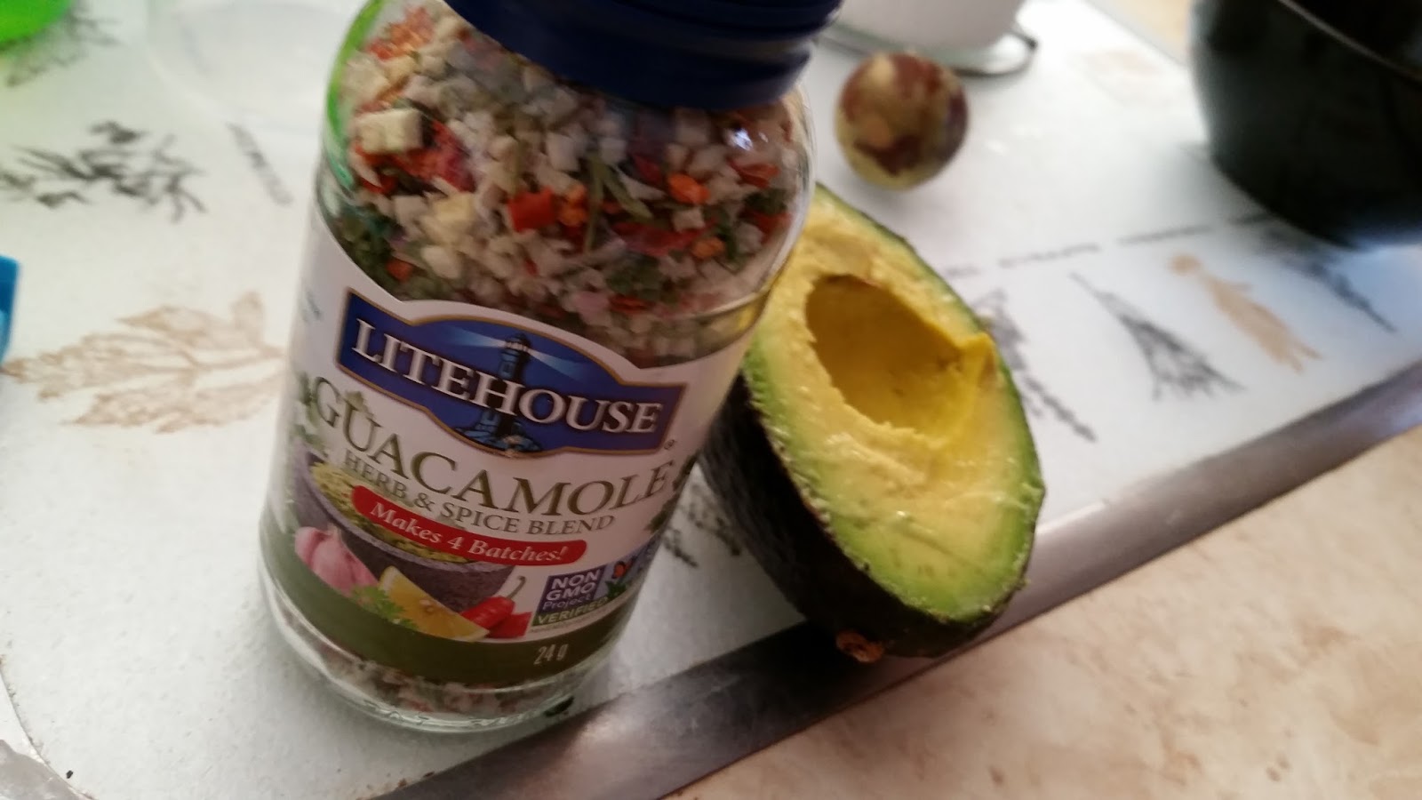 Easy Guacamole with Litehouse Gluten Free Guacamole Seasoning Mix