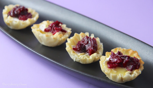 Camembert and Cranberry Tartletts - The Culinary Chase