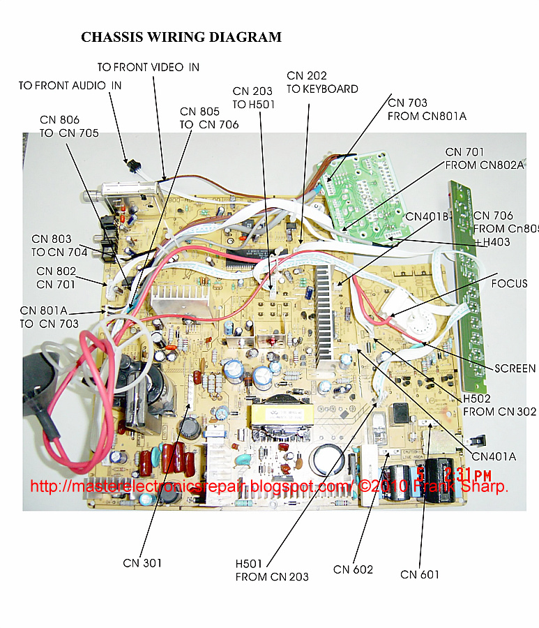 Master Electronics Repair !: AKIRA CT-34PS9AE COLOR TV CHASSIS - 5P60 ...