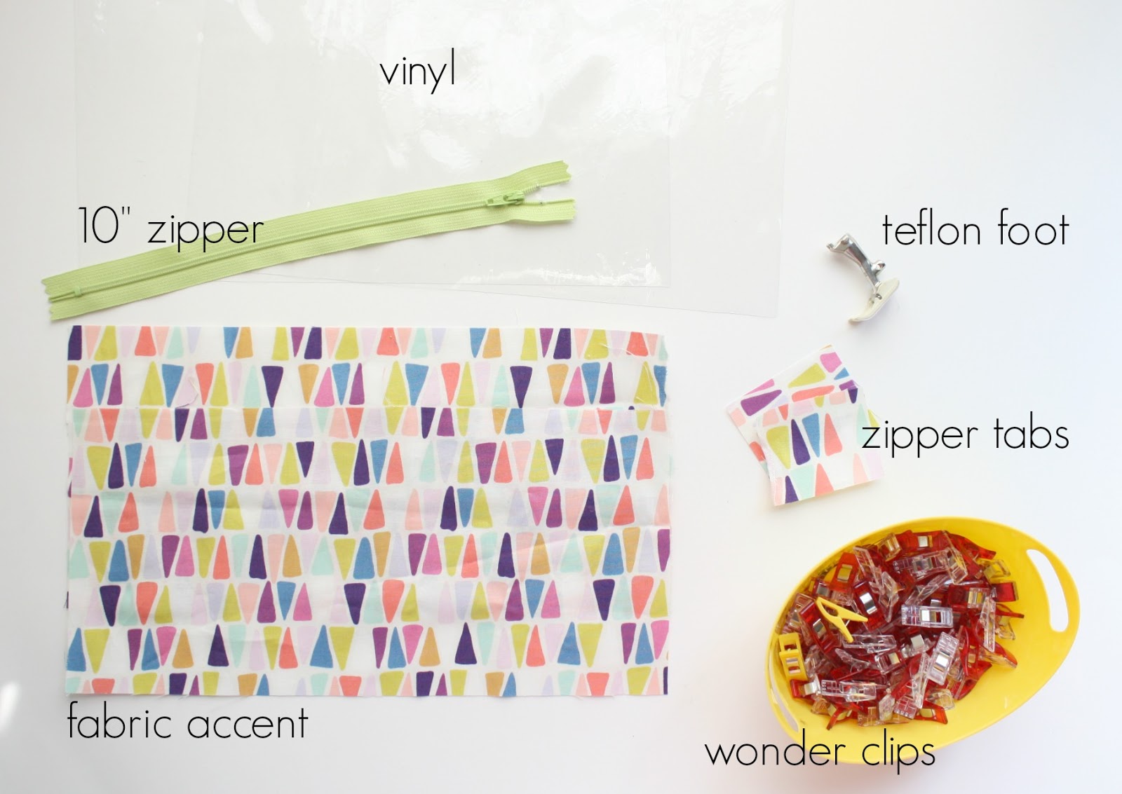 sewhungryhippie How to sew a clear vinyl bag