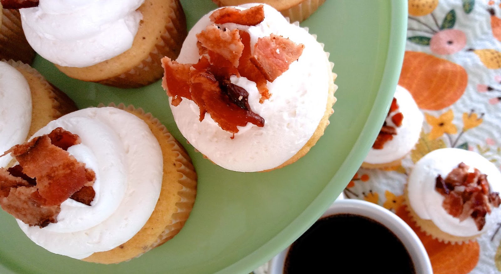 At Home with the Loverbees Easy Gourmet Cupcakes Maple Bacon Brown Butter