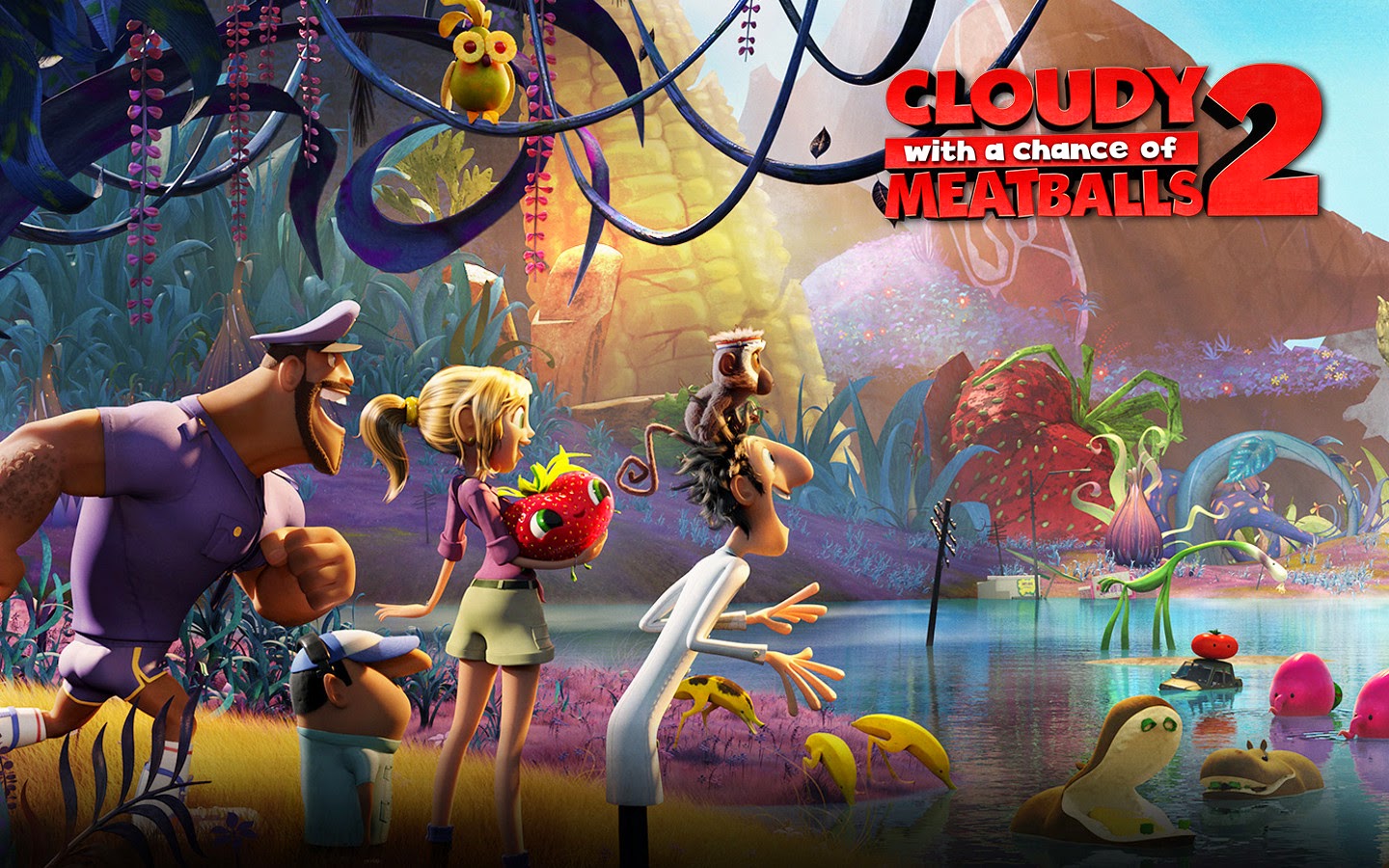 Movie Review Cloudy with a Chance of Meatballs 2