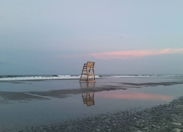 Sunset on the beach