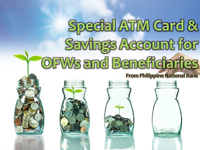 If you are an Overseas Filipino Workers (OFW), it is really important to save money, not just for yourself or for your family but also for your retirement when you can no longer work abroad.  OFWs are often advice not to send every cent of their salary to the family at home, especially if the family cannot handle or manage the money well.  If you are looking for a bank that is "OFW friendly" for your savings and for your beneficiaries, Philippine National Bank (PNB) is one of the many in the country.