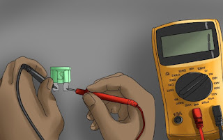 checking wire with a multimeter 