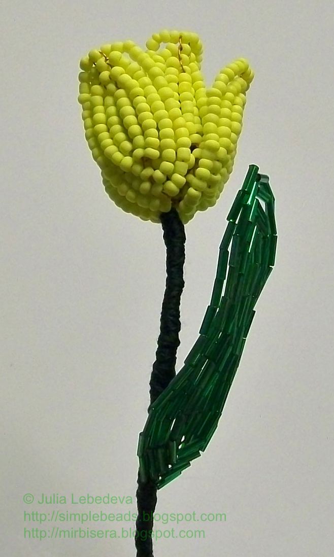Beading for the very beginners Tulip