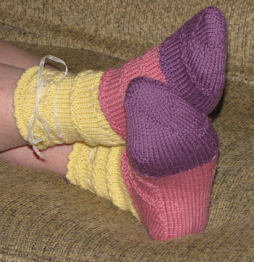 Emma Bed Socks Pattern
