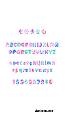 Download Colorful Font Itz Vivo Themes Itz SVG Cut Files