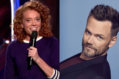 Michelle Wolf and Joel McHale Michelle Wolf and Joel McHale