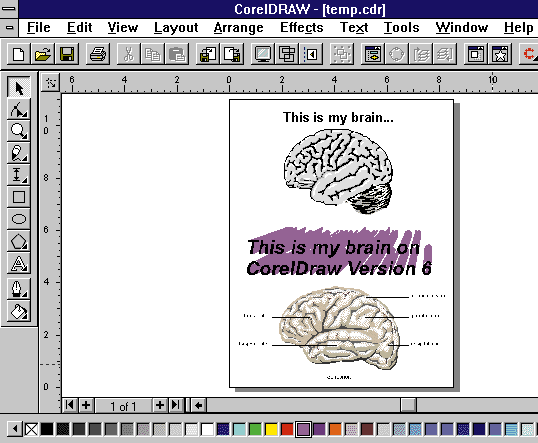 Sejarah CorelDRAW - CorelDRAW Versi 6.0 (1996)