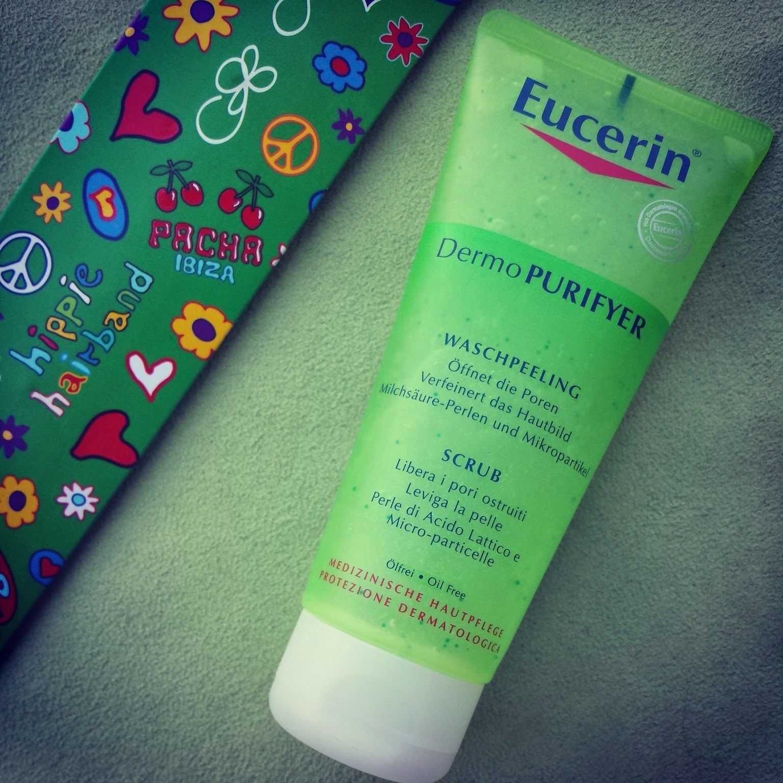 Little obsessions Eucerin face scrub