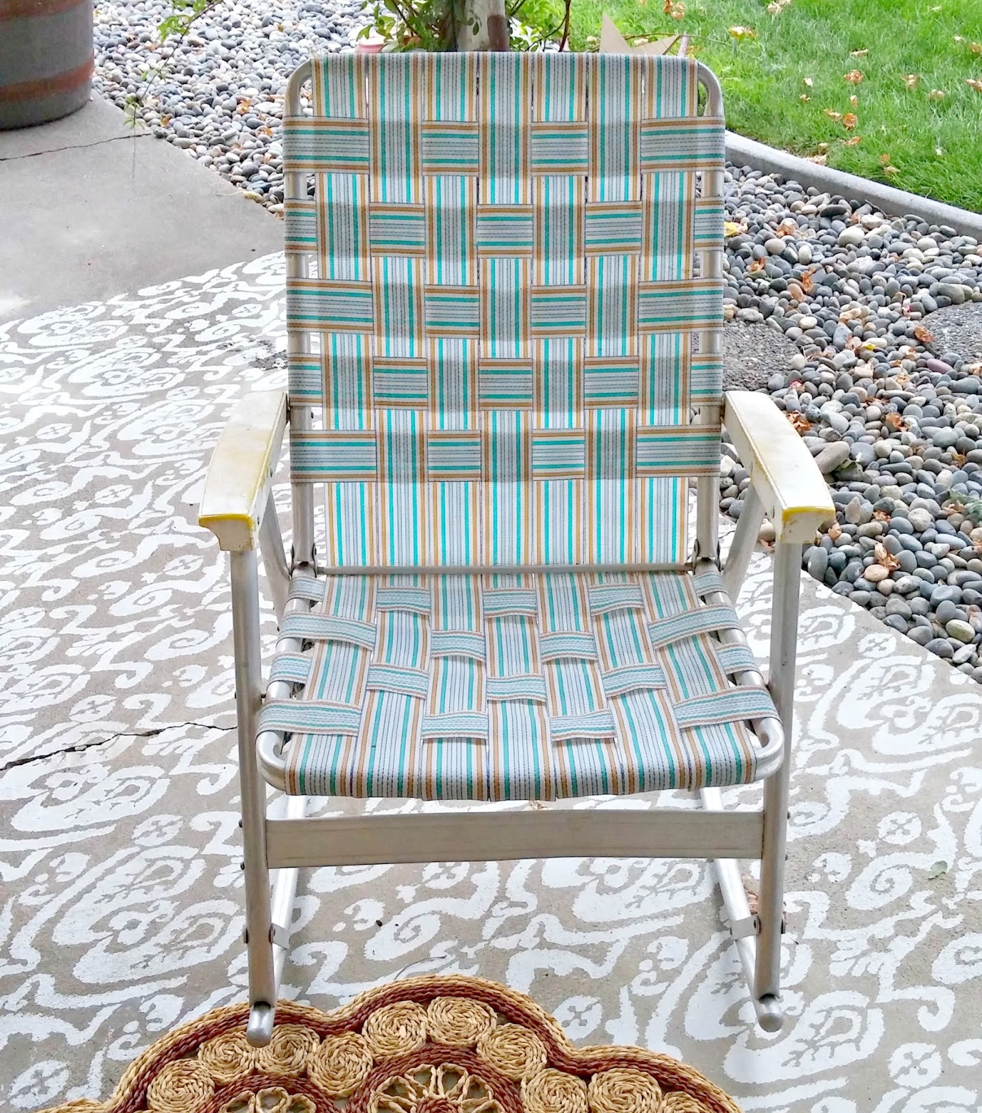 Vintage Lawn Chair Makeovers Weekend Yard Work Series Little