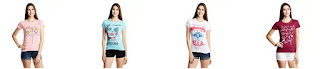 Velvet Women T-Shirts Flat 60% Off Starting From Rs.159 - Amazon