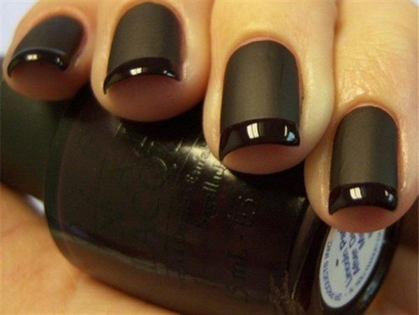 4. Simple Black and White Nail Art at Home - wide 2