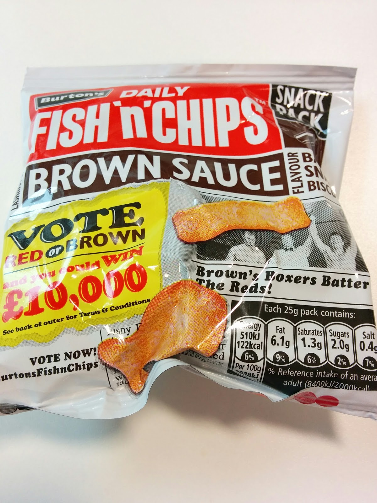 The Excited Eater Burtons Fish and Chips Brown Sauce Review
