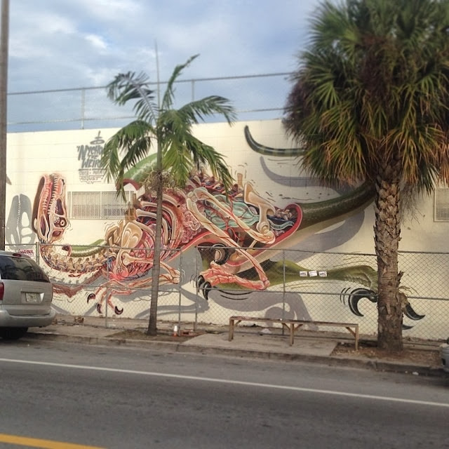 New Mural By Australian Street Artist Nychos On The Streets Of Miami, USA. 4