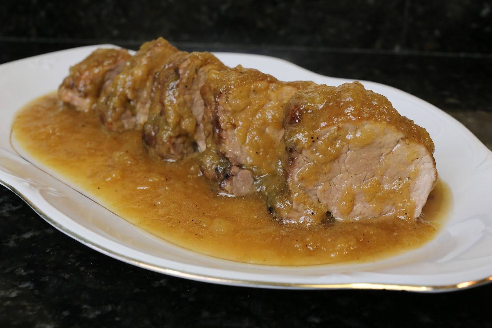 Cocina andaluza: Solomillo de cerdo en salsa de manzana