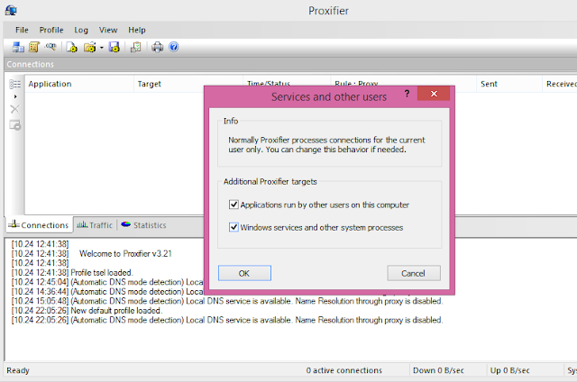 Menghemat Kuota Menggunakan Proxifier di Laptop