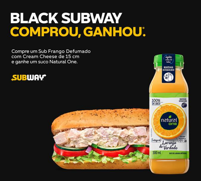 Rede de fast-food Subway inicia sua campanha de Black Friday - Jornal do  Estado MS