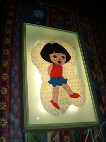 LAS LABORES DE TONI: CAJA DE LUZ " FABRICACION PROPIA" MEDIDAS 60X40