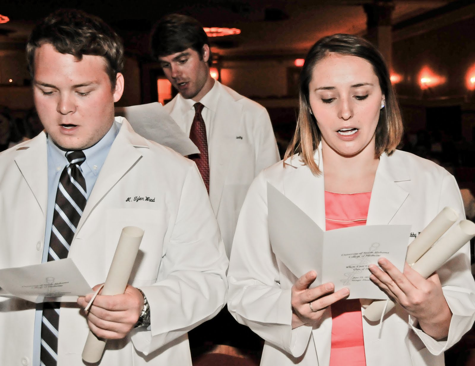 Med School Watercooler Class of 2013 Medical Students Receive White