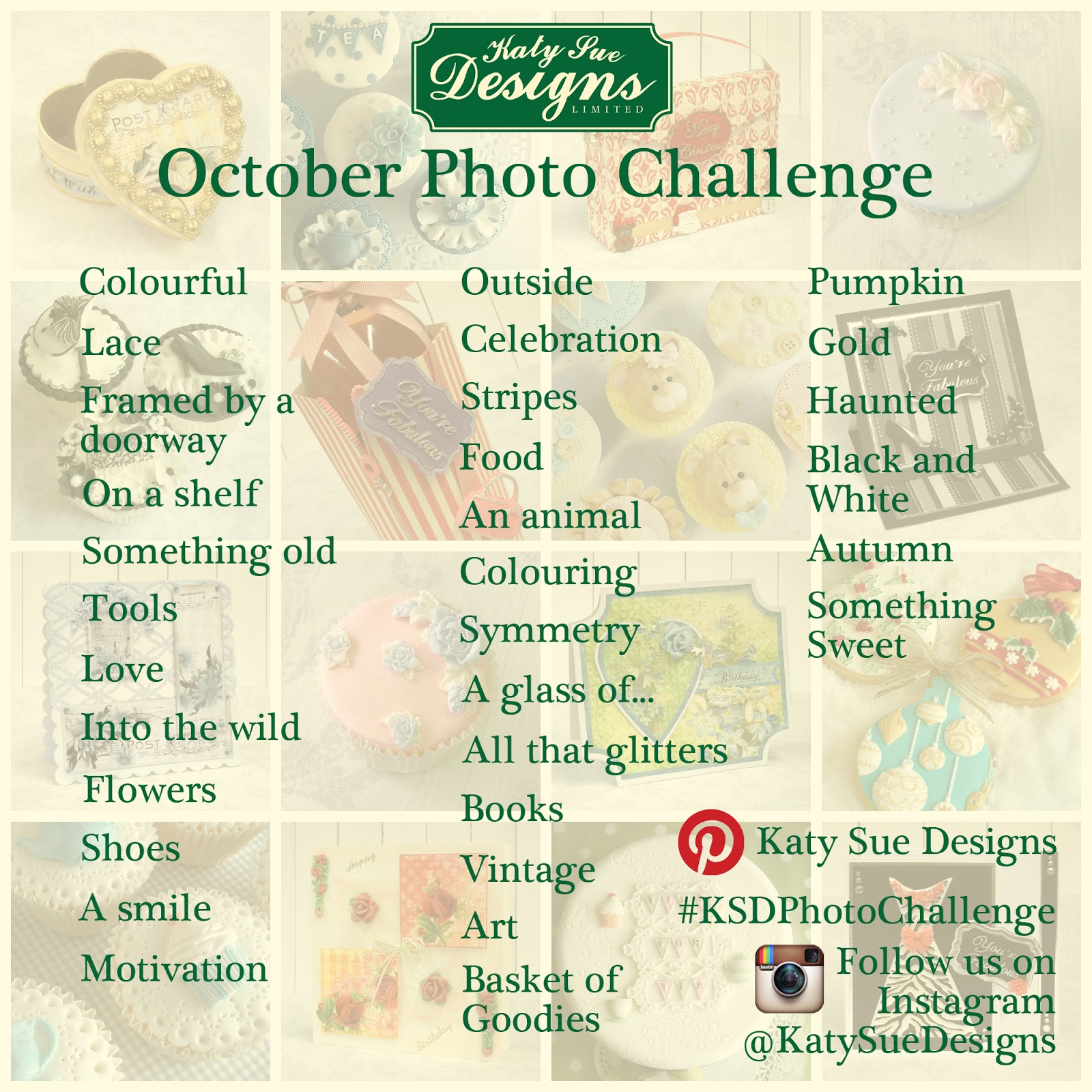 October Photo Challenge Competition — Katy Sue Designs