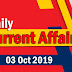 Kerala PSC Daily Malayalam Current Affairs 03 Oct 2019