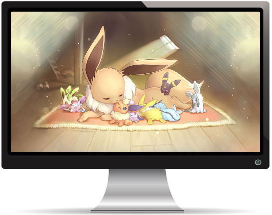 Pokemon Petite Famille Mignonne - Fond d'écran en Full HD