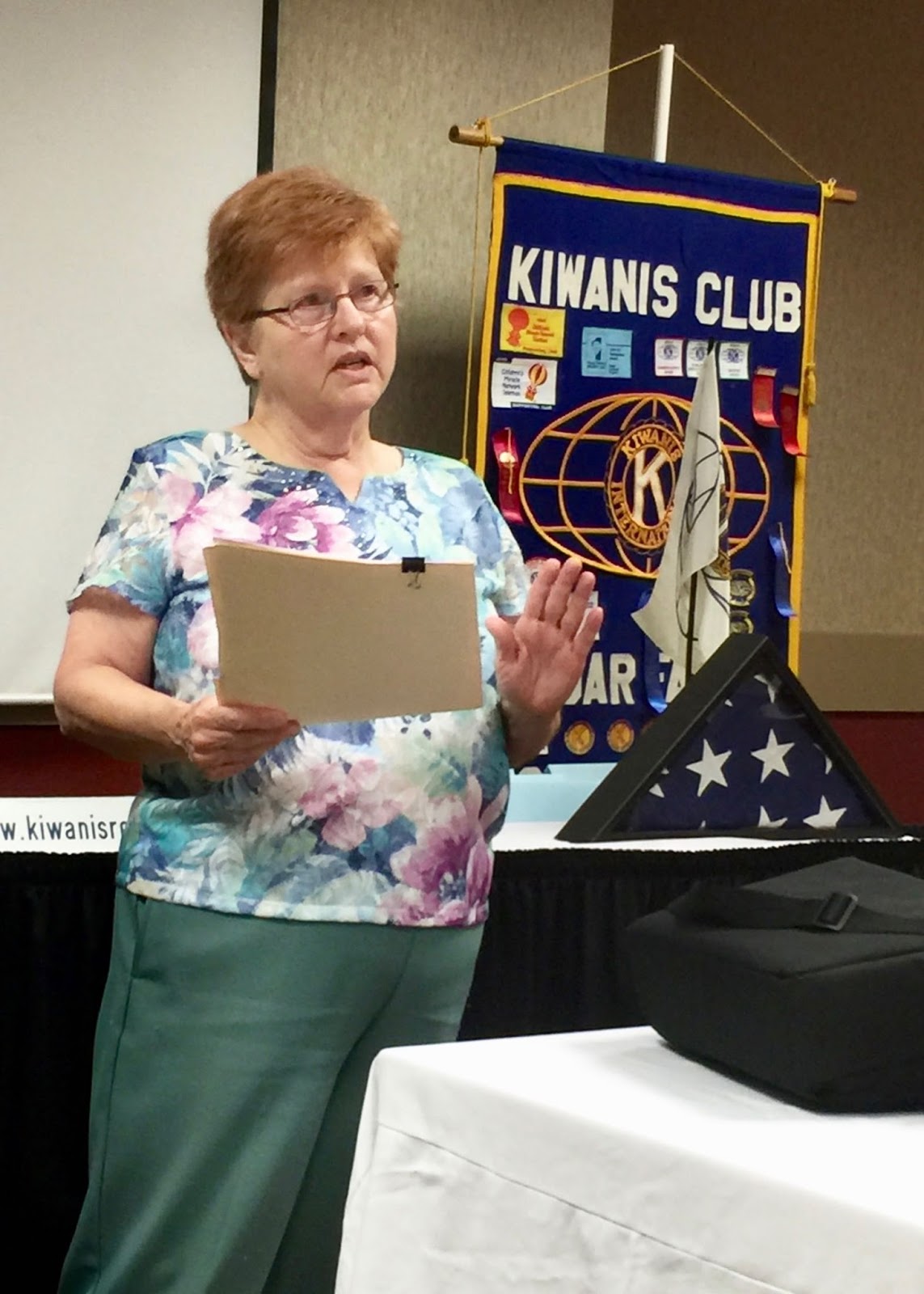 Cedar Falls Kiwanis Rough Risers Hope for Healing for Iowa Program by