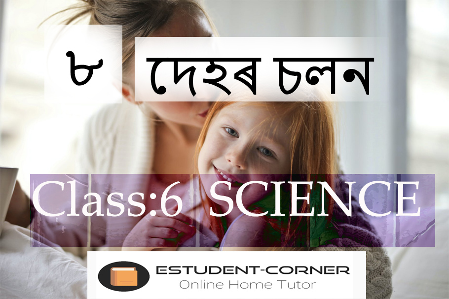 দেহৰ চলন, Lesson 8, Class 6, Science, Solutions in Assamese, SCERT
