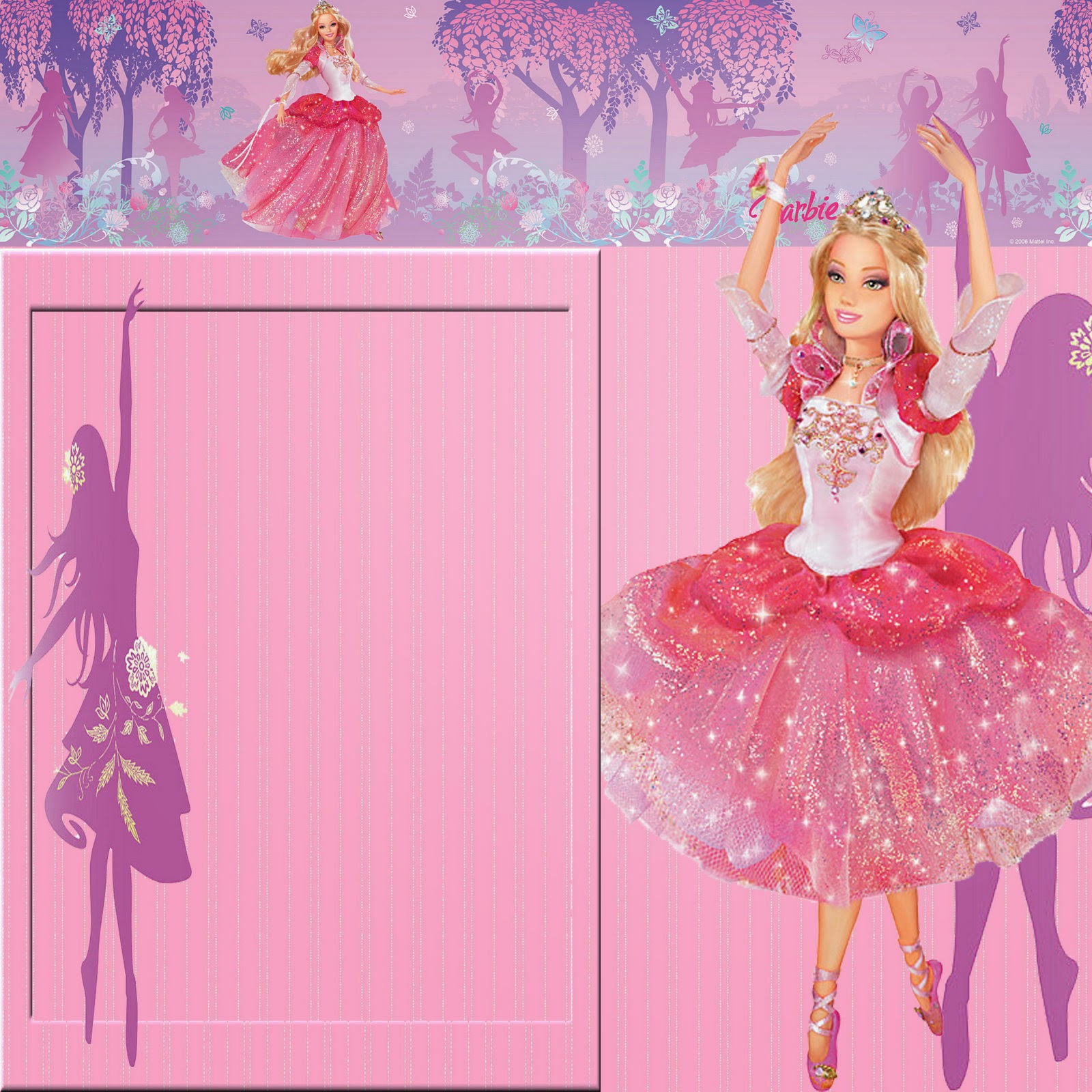 Invitaciones o Marcos para Fotos de Barbie para Imprimir Gratis. Ideas y material gratis para Invitaciones o Marcos para Fotos de Barbie para Imprimir Gratis. Ideas y material gratis para